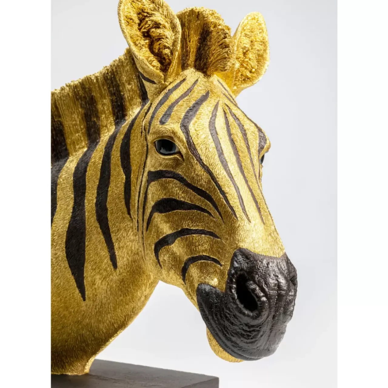 KARE Design Deko & Geschenkartikel-Deko Objekt Zebra Gold