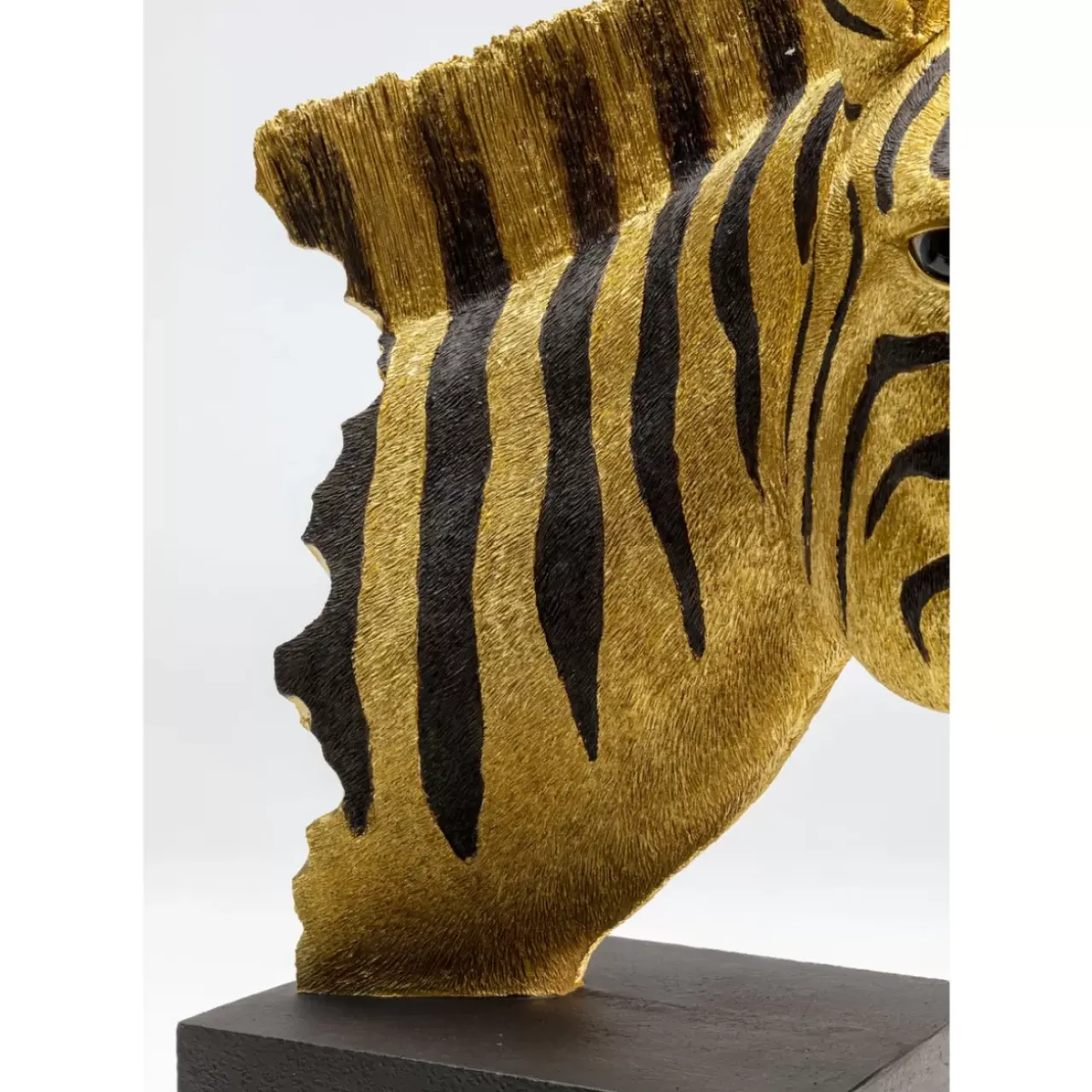 KARE Design Deko & Geschenkartikel-Deko Objekt Zebra Gold