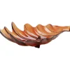 KARE Design Deko & Geschenkartikel-Deko Schale Leaf Rot 14Cm