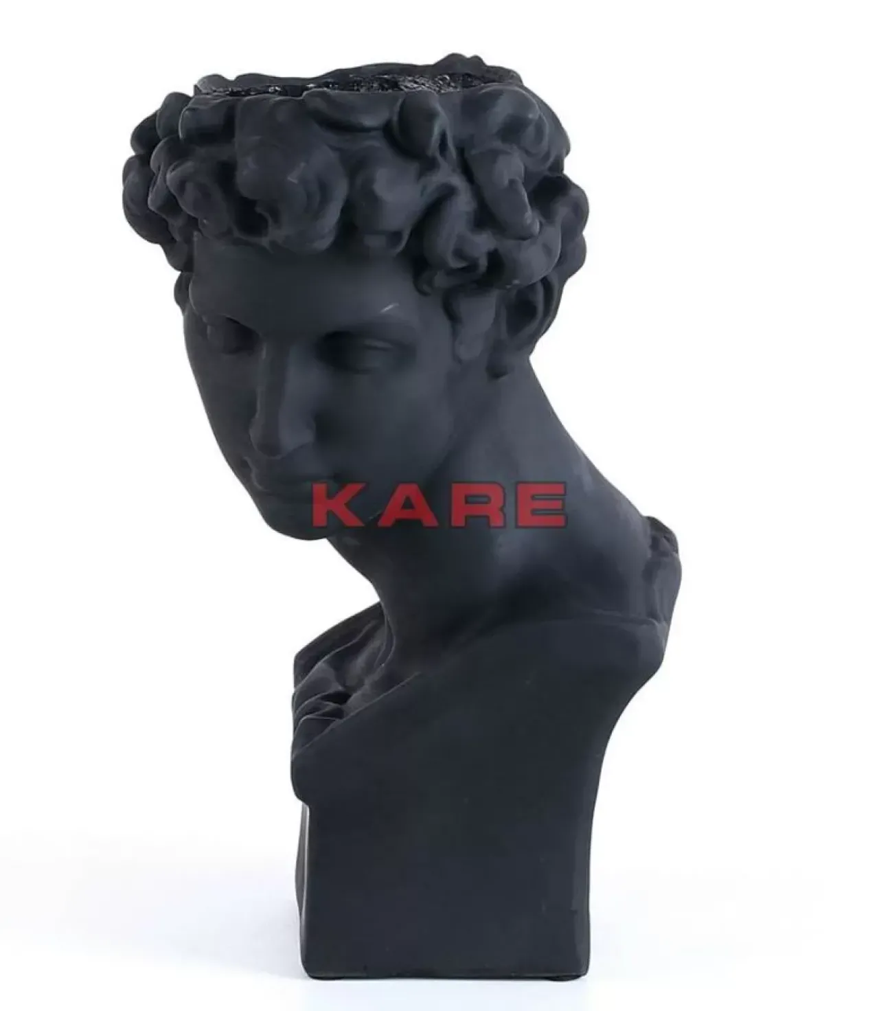 KARE Design Aufbewahrung & Ordnung-Deko Ubertopf David Schwarz