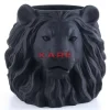 KARE Design Aufbewahrung & Ordnung-Deko Ubertopf Lion Schwarz
