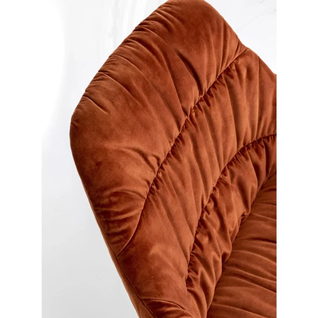 KARE Design Sessel-Drehsessel Bristol Rostrot