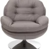 KARE Design Sessel-Drehsessel Cosy Grau
