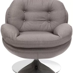 KARE Design Sessel-Drehsessel Cosy Grau