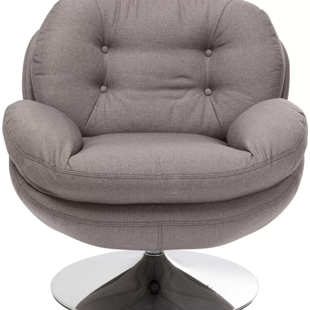 KARE Design Sessel-Drehsessel Cosy Grau