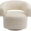 KARE Design Sessel-Drehsessel Maye Creme