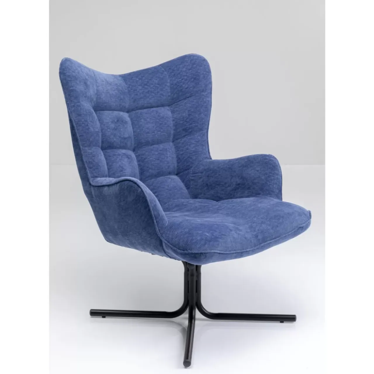 KARE Design Sessel-Drehsessel Oscar Denim