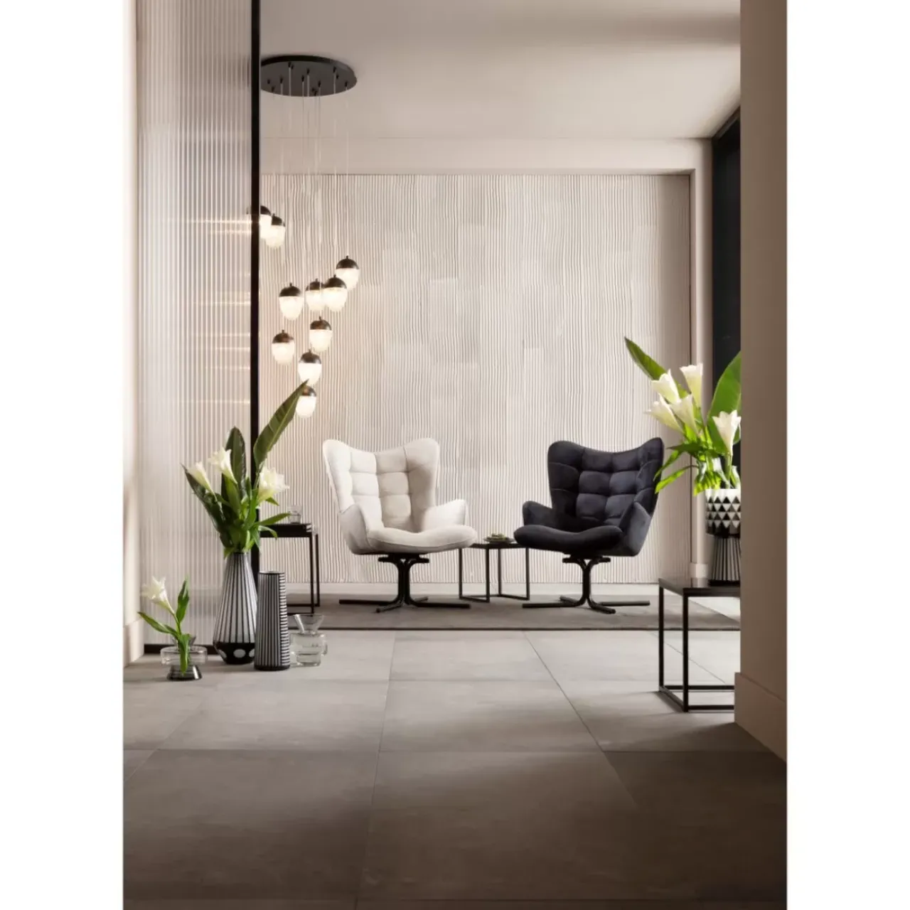 KARE Design Sessel-Drehsessel Oscar Velvet Schwarz