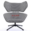 KARE Design Sessel-Drehsessel Toledo Schwarz Weiss