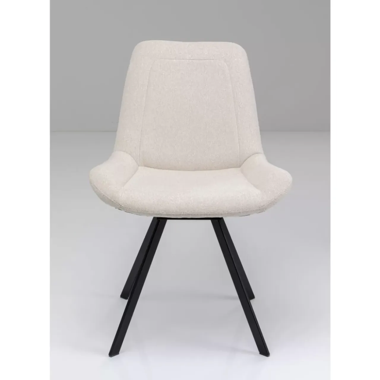 KARE Design Stühle-Drehstuhl Baron Creme