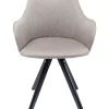 KARE Design Stühle-Drehstuhl Lady Loco Taupe