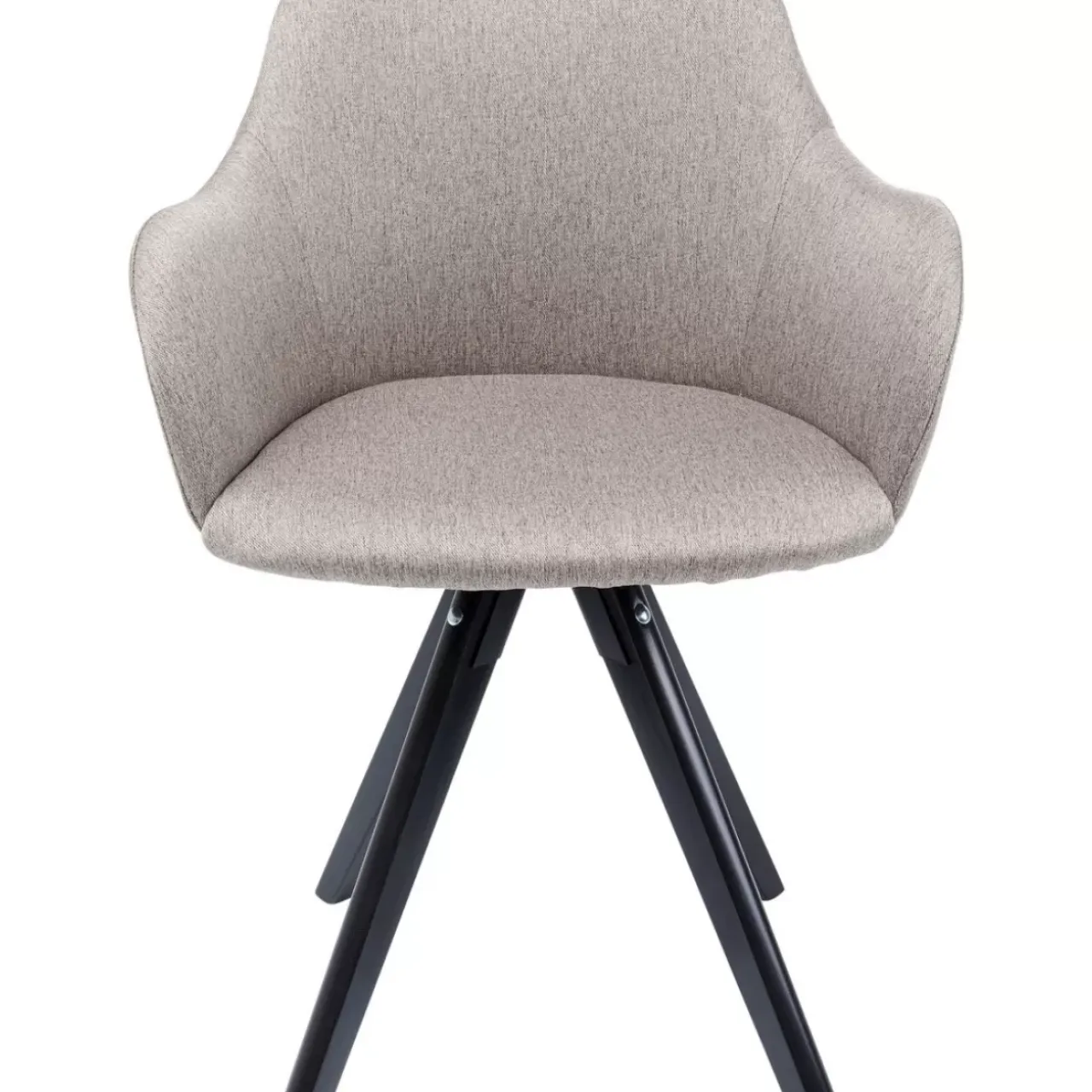 KARE Design Stühle-Drehstuhl Lady Loco Taupe