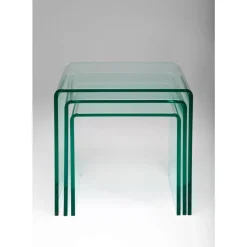 KARE Design Tische-Dreisatztisch Clear Club