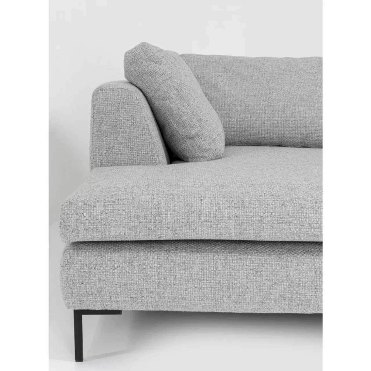 KARE Design Sofas & Couches-Ecksofa Gianni Dolce Hellgrau Links