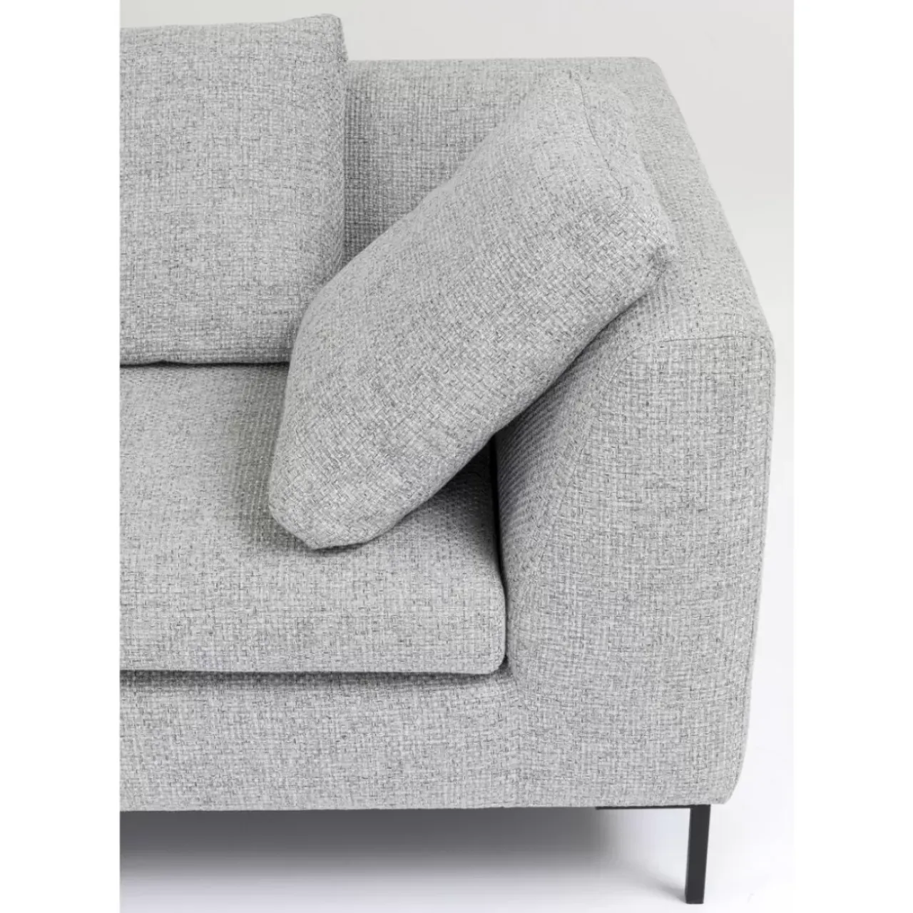 KARE Design Sofas & Couches-Ecksofa Gianni Dolce Hellgrau Links