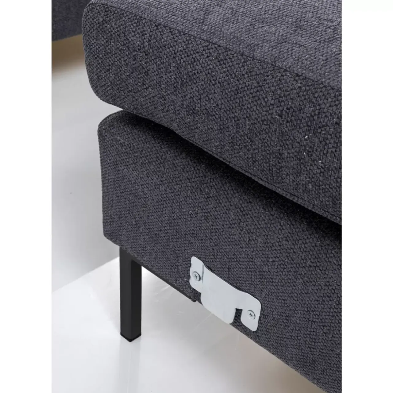 KARE Design Sofas & Couches-Ecksofa Gianni Grau Rechts