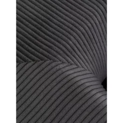 KARE Design Sofas & Couches-Ecksofa Infinity Ottomane Cord Grau Links