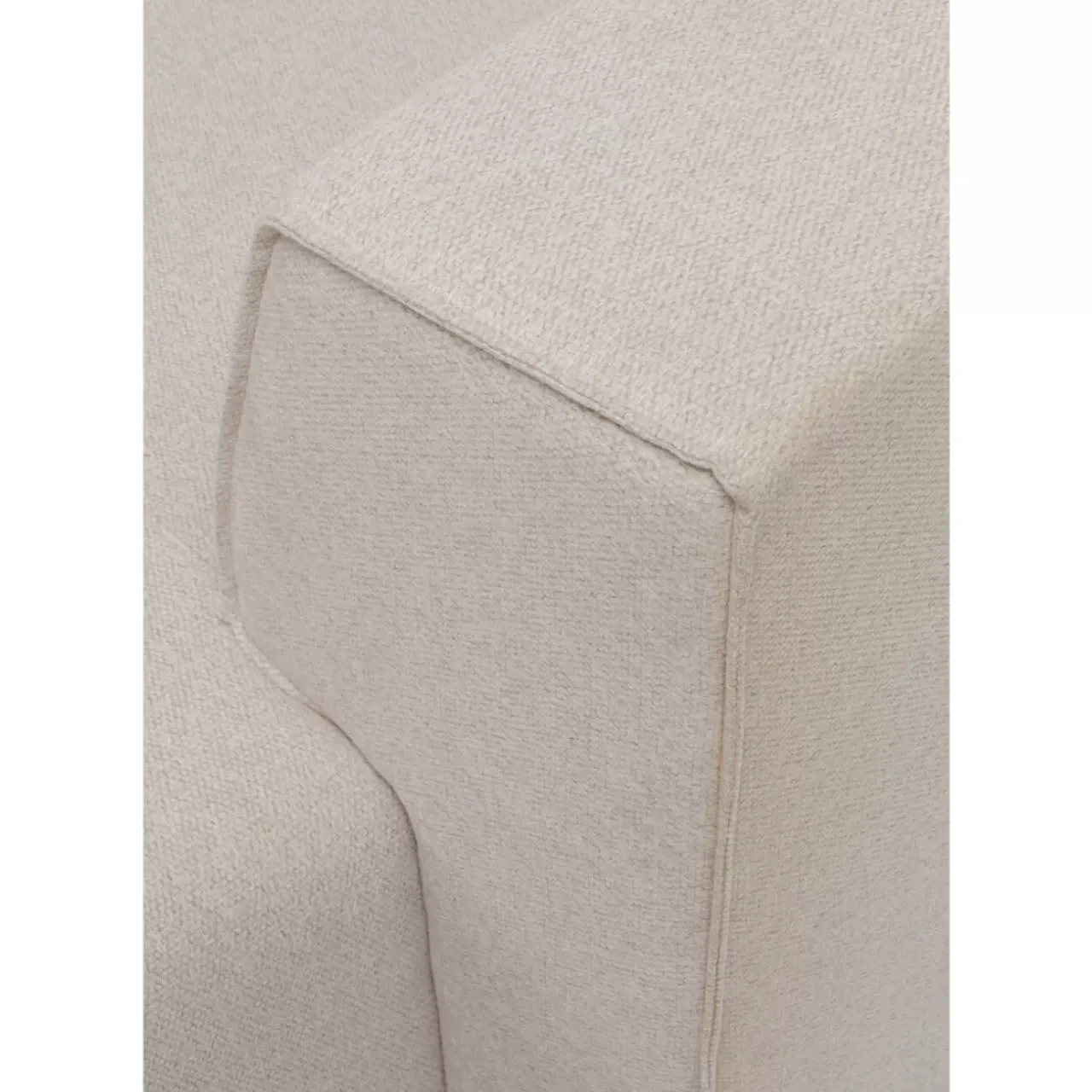 KARE Design Sofas & Couches-Ecksofa Infinity Ottomane Creme Rechts