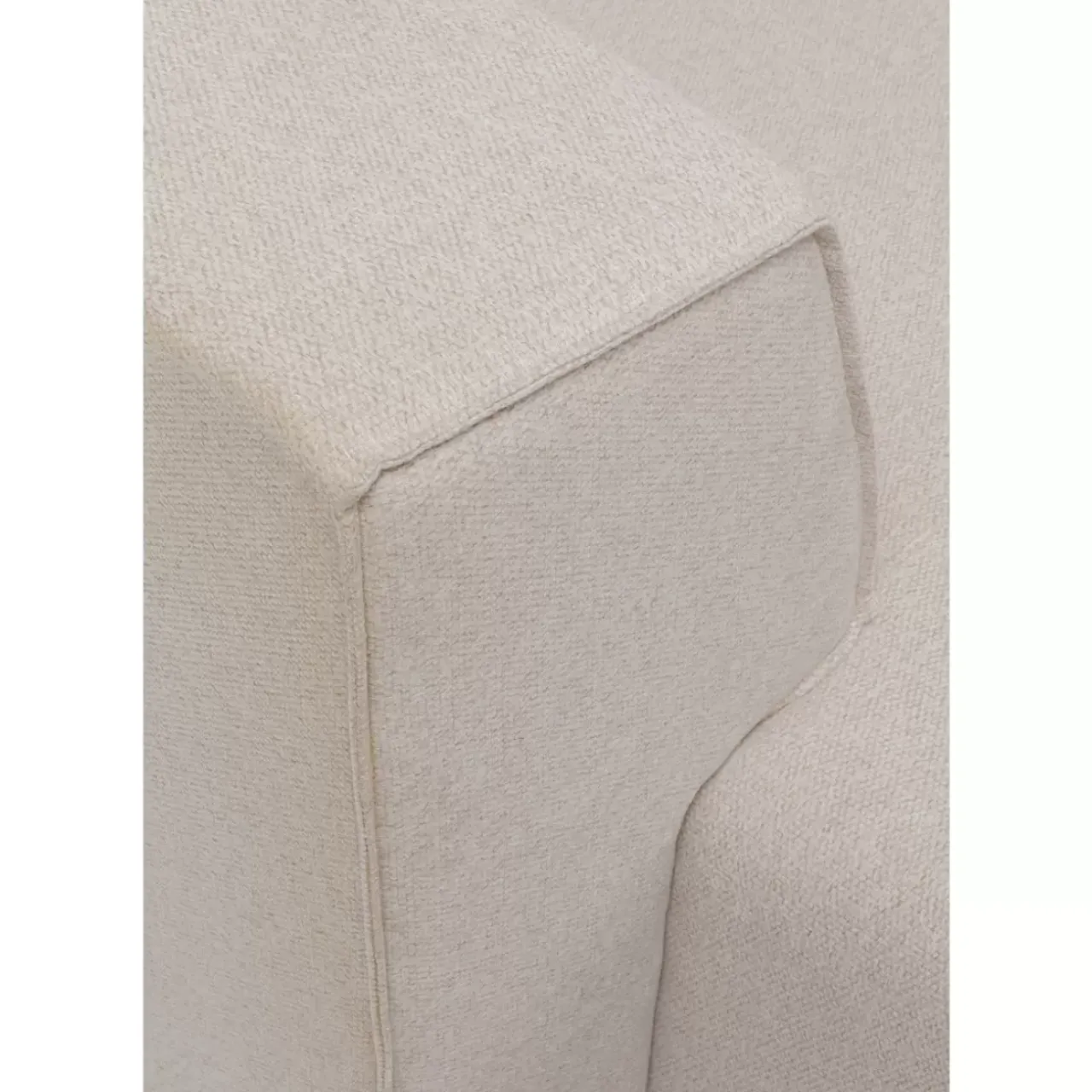 KARE Design Sofas & Couches-Ecksofa Infinity Ottomane Creme Links
