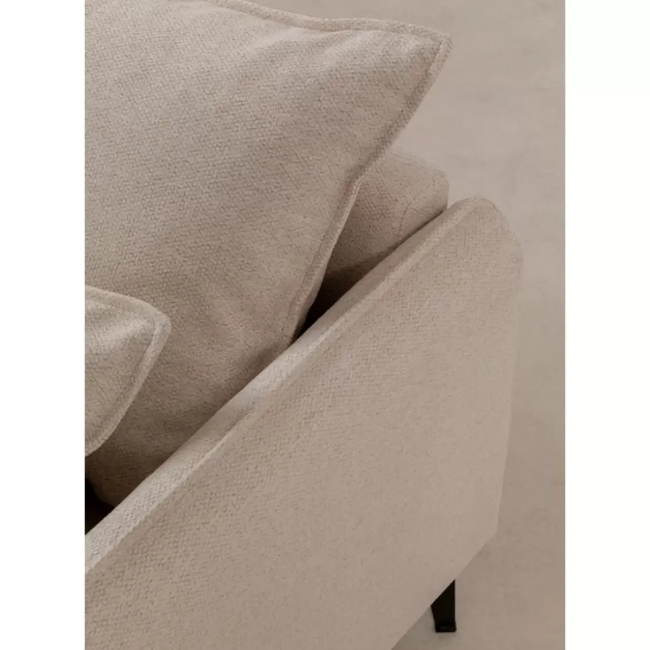 KARE Design Sofas & Couches-Ecksofa Monza Rechts Creme 296Cm