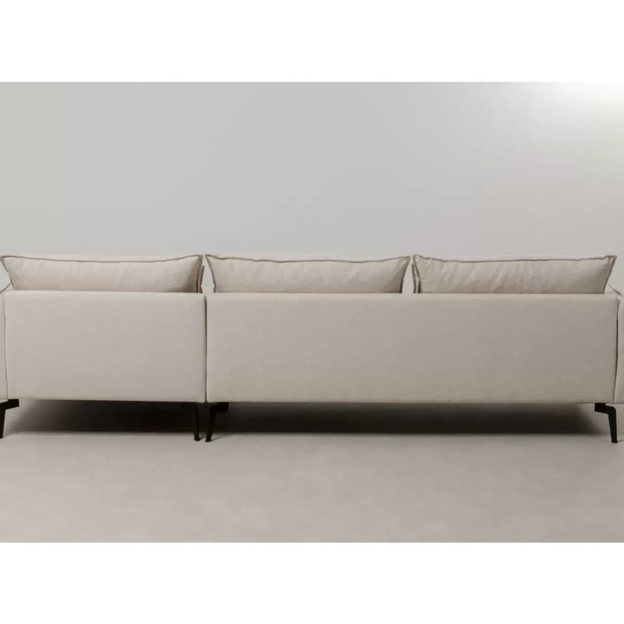 KARE Design Sofas & Couches-Ecksofa Monza Rechts Creme 296Cm