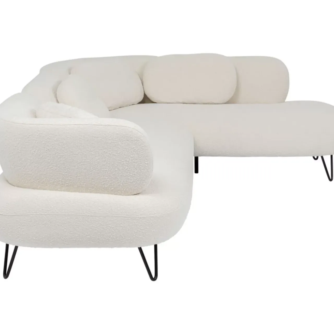 KARE Design Sofas & Couches-Ecksofa Peppo Weis