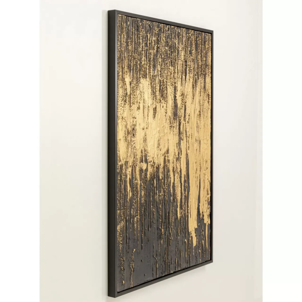 KARE Design Bilder-Gerahmtes Bild Abstract Schwarz 80X120Cm