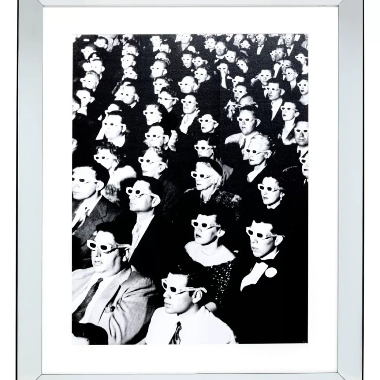 KARE Design Bilder-Gerahmtes Bild Audience 85X105Cm