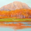 KARE Design Bilder-Gerahmtes Bild Autumnal 120X120Cm