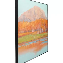 KARE Design Bilder-Gerahmtes Bild Autumnal 120X120Cm