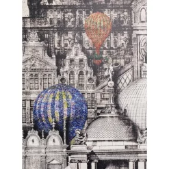 KARE Design Bilder-Gerahmtes Bild Balloons 110X174Cm
