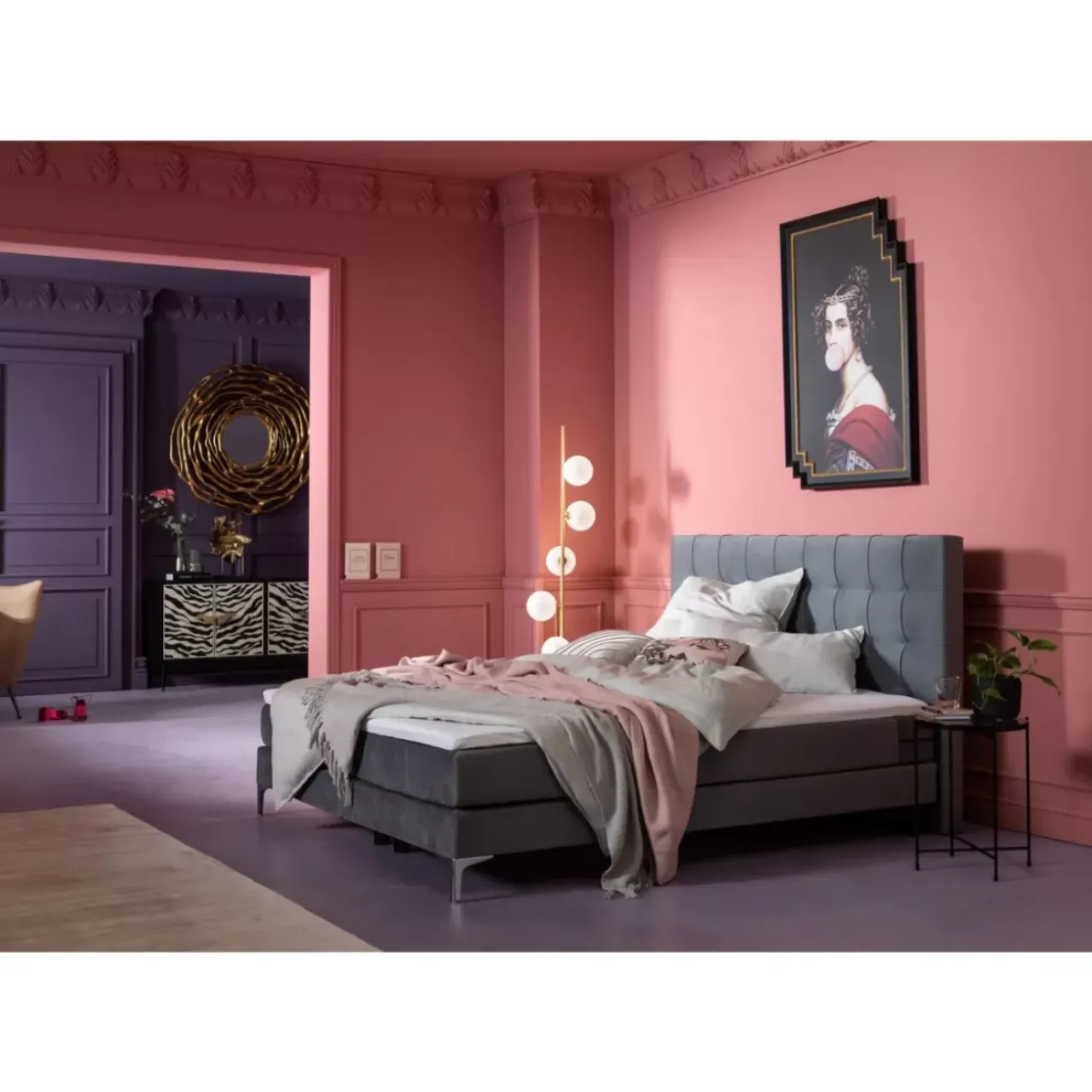 KARE Design Bilder-Gerahmtes Bild Bubble Gum 80X120Cm