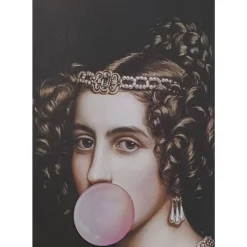 KARE Design Bilder-Gerahmtes Bild Bubble Gum 80X120Cm