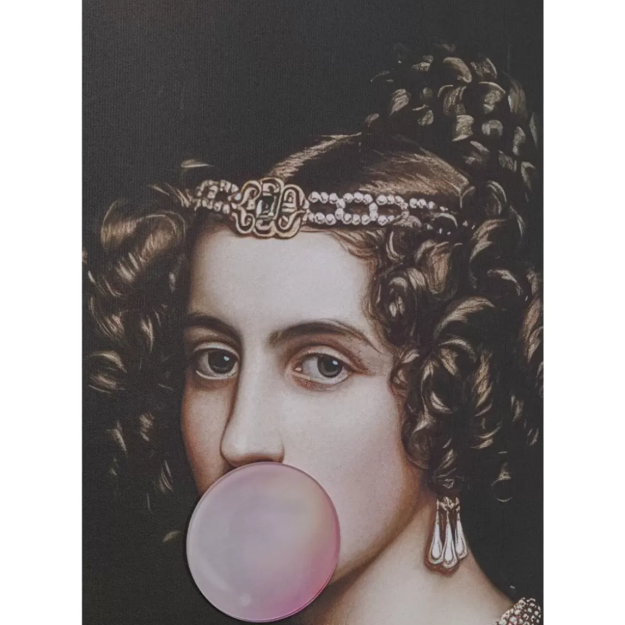 KARE Design Bilder-Gerahmtes Bild Bubble Gum 80X120Cm