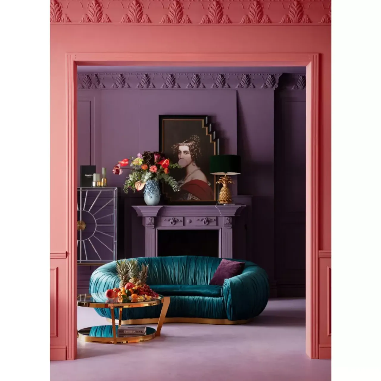 KARE Design Bilder-Gerahmtes Bild Bubble Gum 80X120Cm