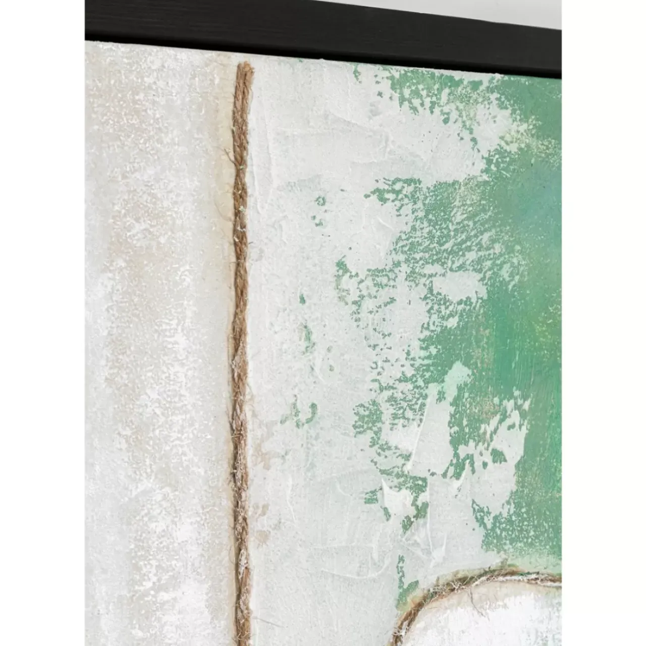 KARE Design Bilder-Gerahmtes Bild Dust Grun 120X120Cm