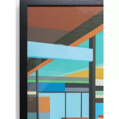 KARE Design Bilder-Gerahmtes Bild Modern Architecture 100X80Cm