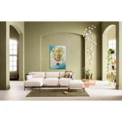 KARE Design Bilder-Glasbild Balloon Elephant 100X150Cm