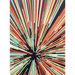 KARE Design Bilder-Glasbild 3D Light Speed 100X100Cm