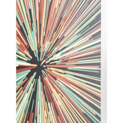 KARE Design Bilder-Glasbild 3D Light Speed 100X100Cm