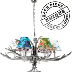 KARE Design Hängeleuchten-Hangeleuchte Antler Flowers 6Er