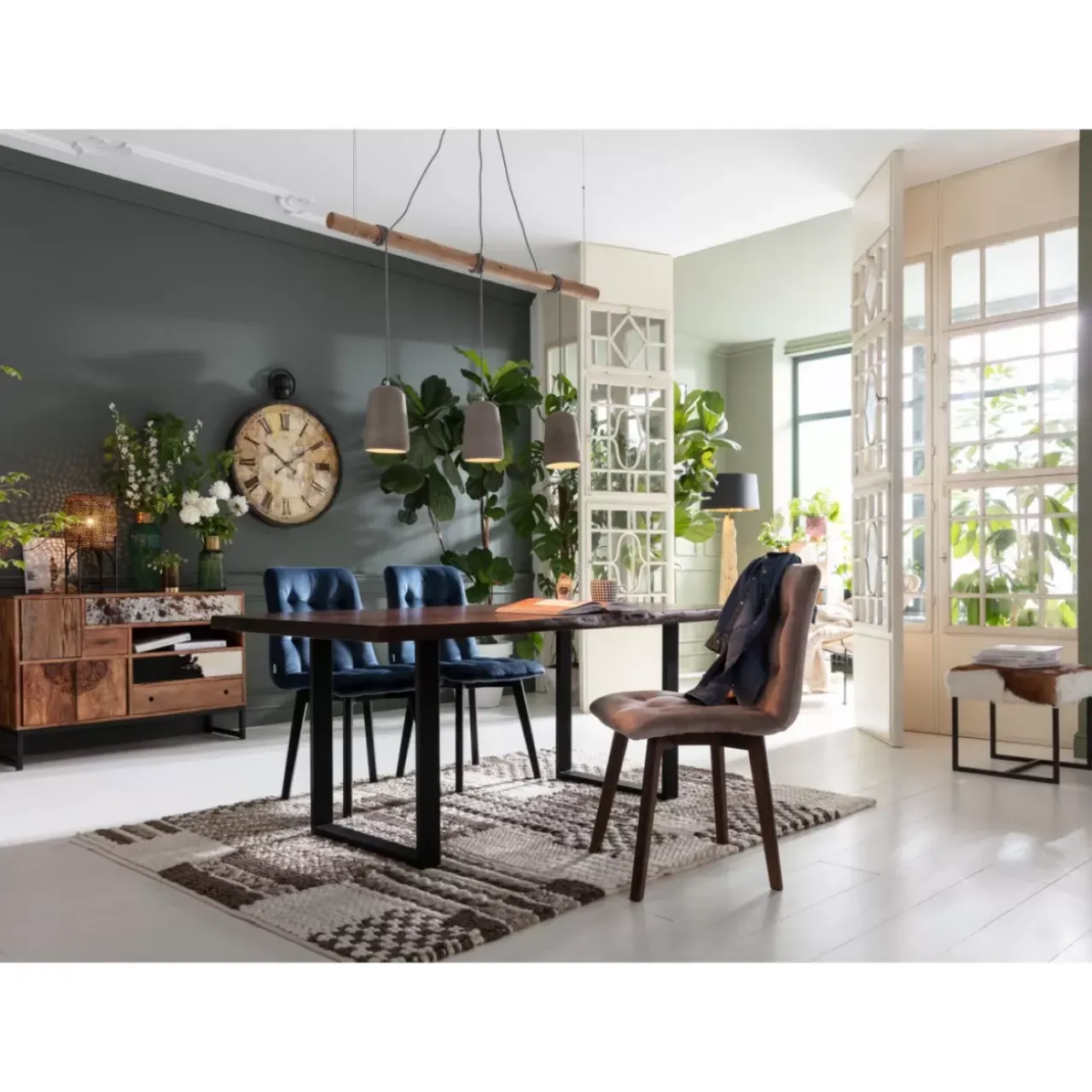 KARE Design Hängeleuchten-Hangeleuchte Dining Concrete Tre