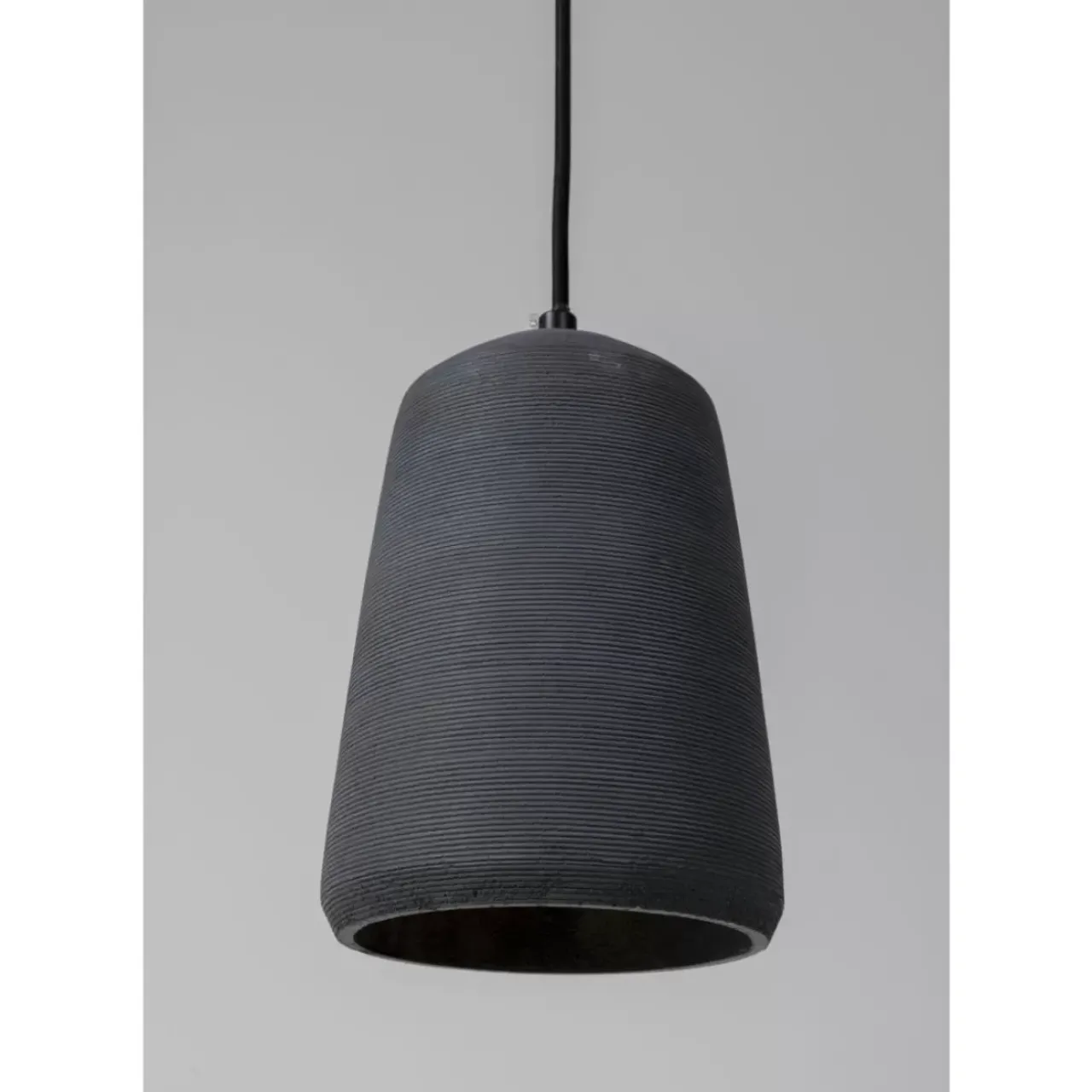 KARE Design Hängeleuchten-Hangeleuchte Dining Concrete Schwarz Tre