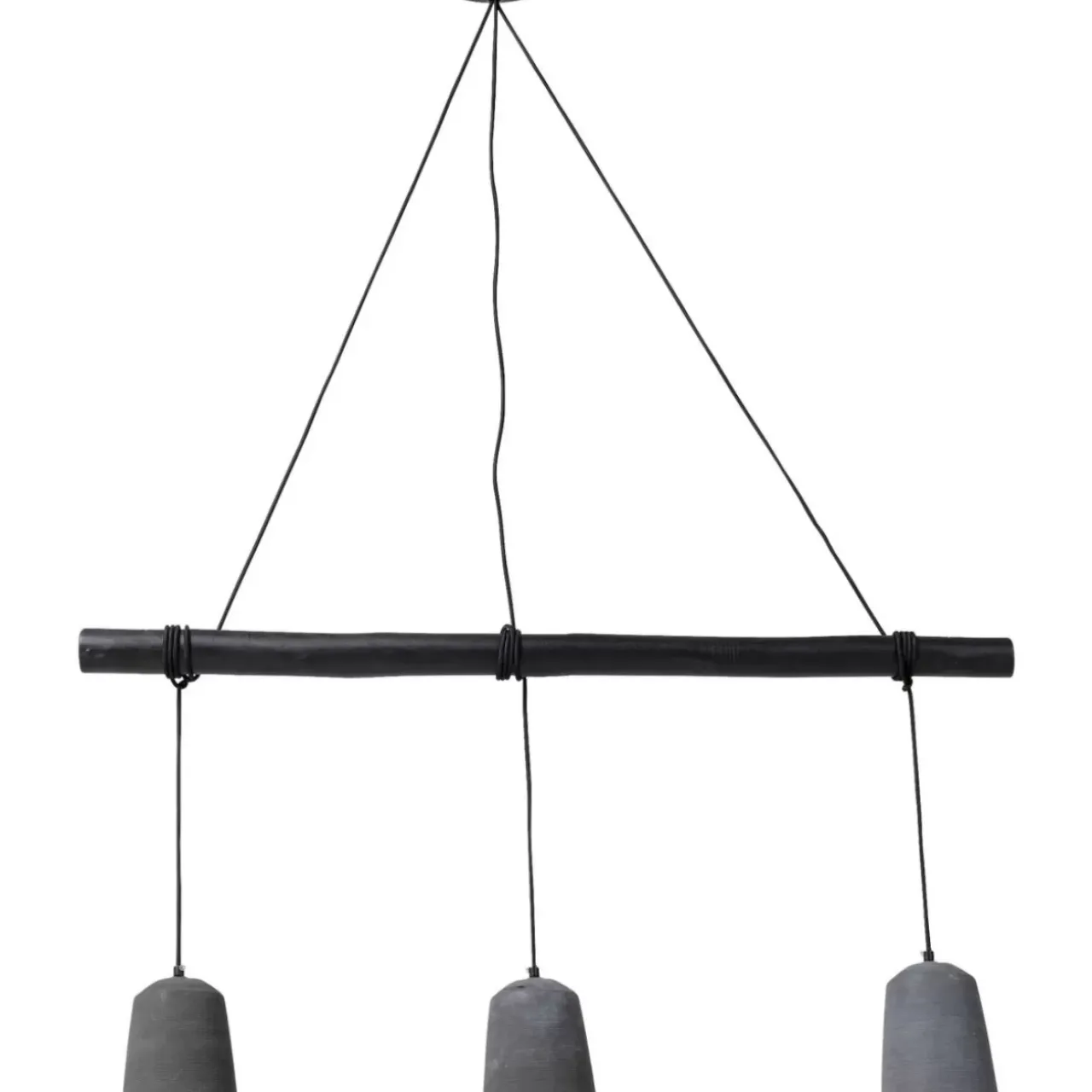 KARE Design Hängeleuchten-Hangeleuchte Dining Concrete Schwarz Tre