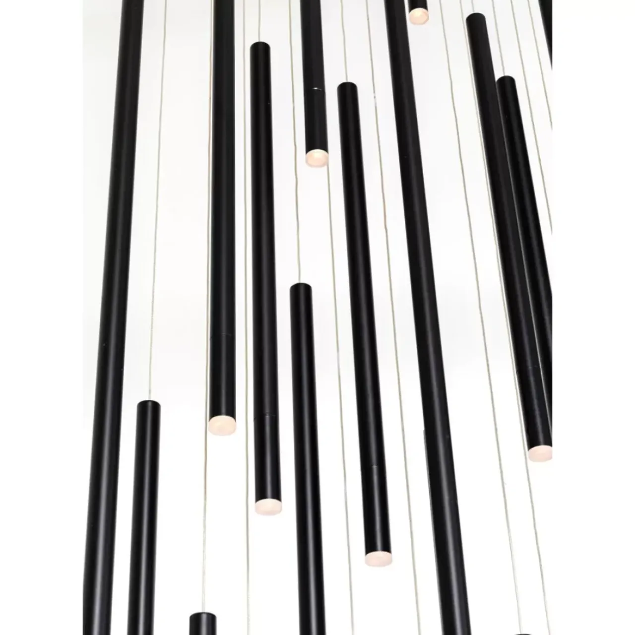 KARE Design Hängeleuchten-Hangeleuchte Living Vegas Deluxe Schwarz Matt Led