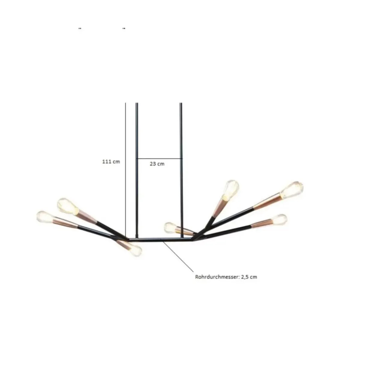 KARE Design Hängeleuchten-Hangeleuchte Monte Carlo Sette Copper