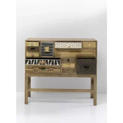 KARE Design Kommoden & Sideboards-Hochkommode Chalet Gold 13 Schube