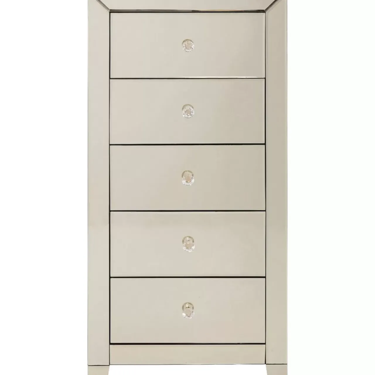 KARE Design Kommoden & Sideboards-Hochkommode Luxury Champagne 5 Schube