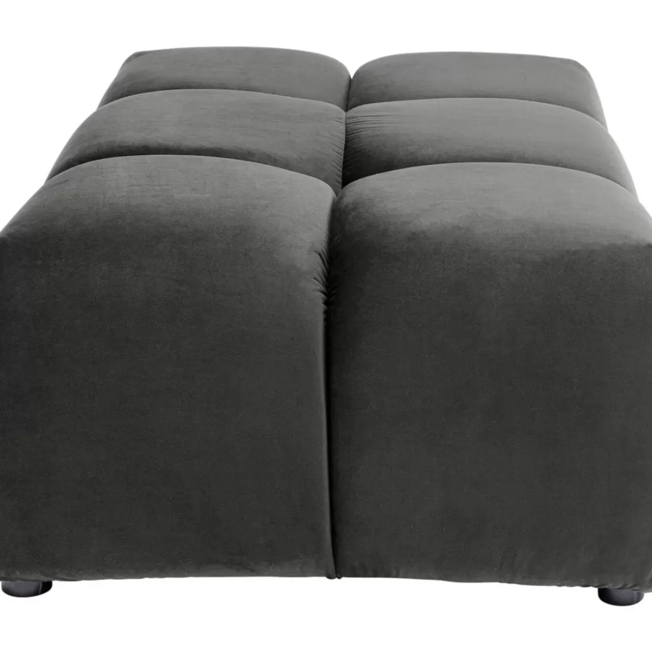 KARE Design Sitzbänke-Hocker Belami Velvet Grau 105X70Cm