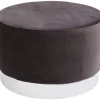 KARE Design Sitzbänke-Hocker Cherry Dunkelgrau Silver O55Cm